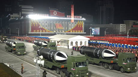 North Korea unveils ‘world’s most powerful weapon’ at military parade to mark 1st party congress in 5 years (PHOTOS)