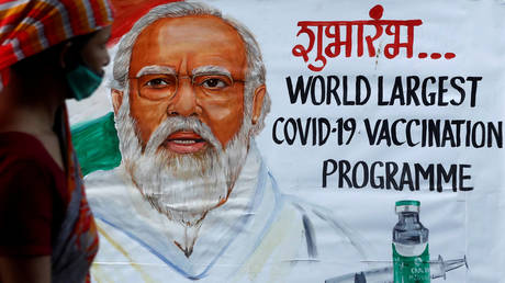 Modi praises India’s ‘self-reliance’ in Covid-19 vaccine production as the country administers millionth jab
