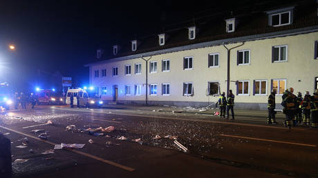 Gas explosion in southern Germany leaves several injured, police evacuate surrounding area amid fears of second blast