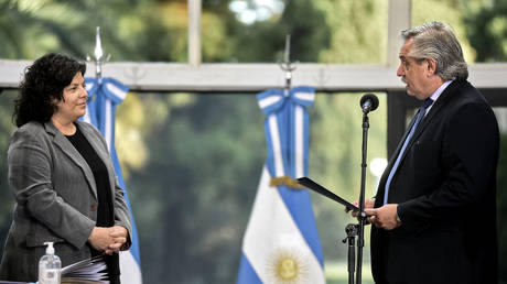 Argentina swears in new health minister after cronyism scandal hit vaccination rollout and saw incumbent fired