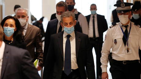 Ex French President Sarkozy sentenced to year in prison, plus 2 years suspended, for corruption