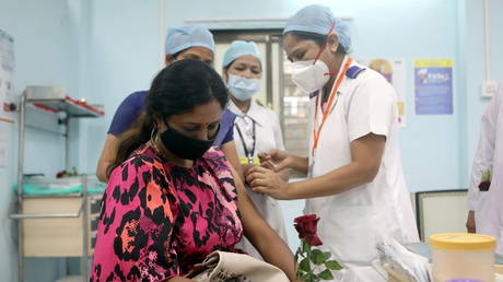 India’s free Covid vaccination rollout hits record 5 million doses in one day