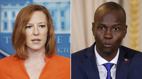 Psaki offers White House’s condolences after Haiti president and first lady assassinated