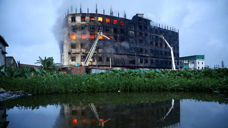 Bangladesh factory owner among those arrested after over 50 workers die locked inside inferno
