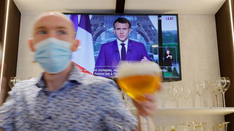 Macron delivers bad news to France: Vaccine passports, mandatory shots for health workers, AND unpopular pension reform